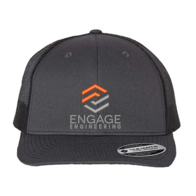 Trucker Hat with 3D Puff Logo Thumbnail